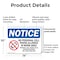 Signmission Cell Phone Use In Designated Area Only, 14 in W x Rectangle, Plastic OS-2PACK-NS-P-1014-L-15316 - alternate 8